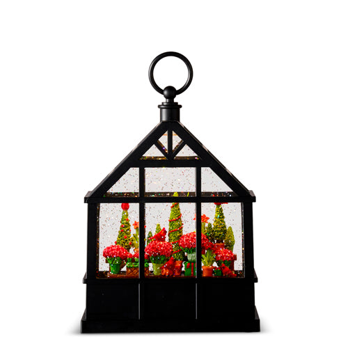 Christmas Flower & Cardinal Water Lantern